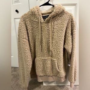 Teddy bear fleece hoodie
